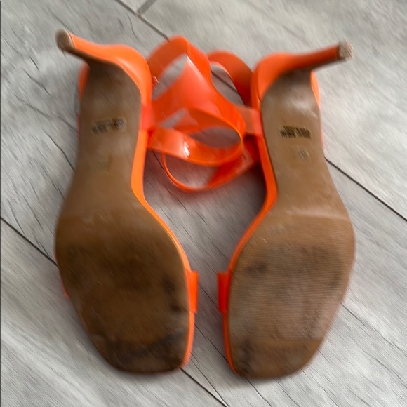 CHINESE LAUNDRY Women's Orange Jelly Heeled Sandals, Size 8.5 - Picture 9 of 9